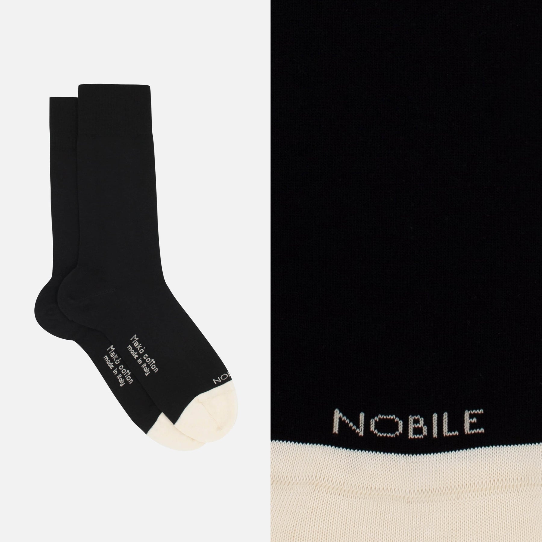 Soft basics - Box of 6 short socks in Makò cotton