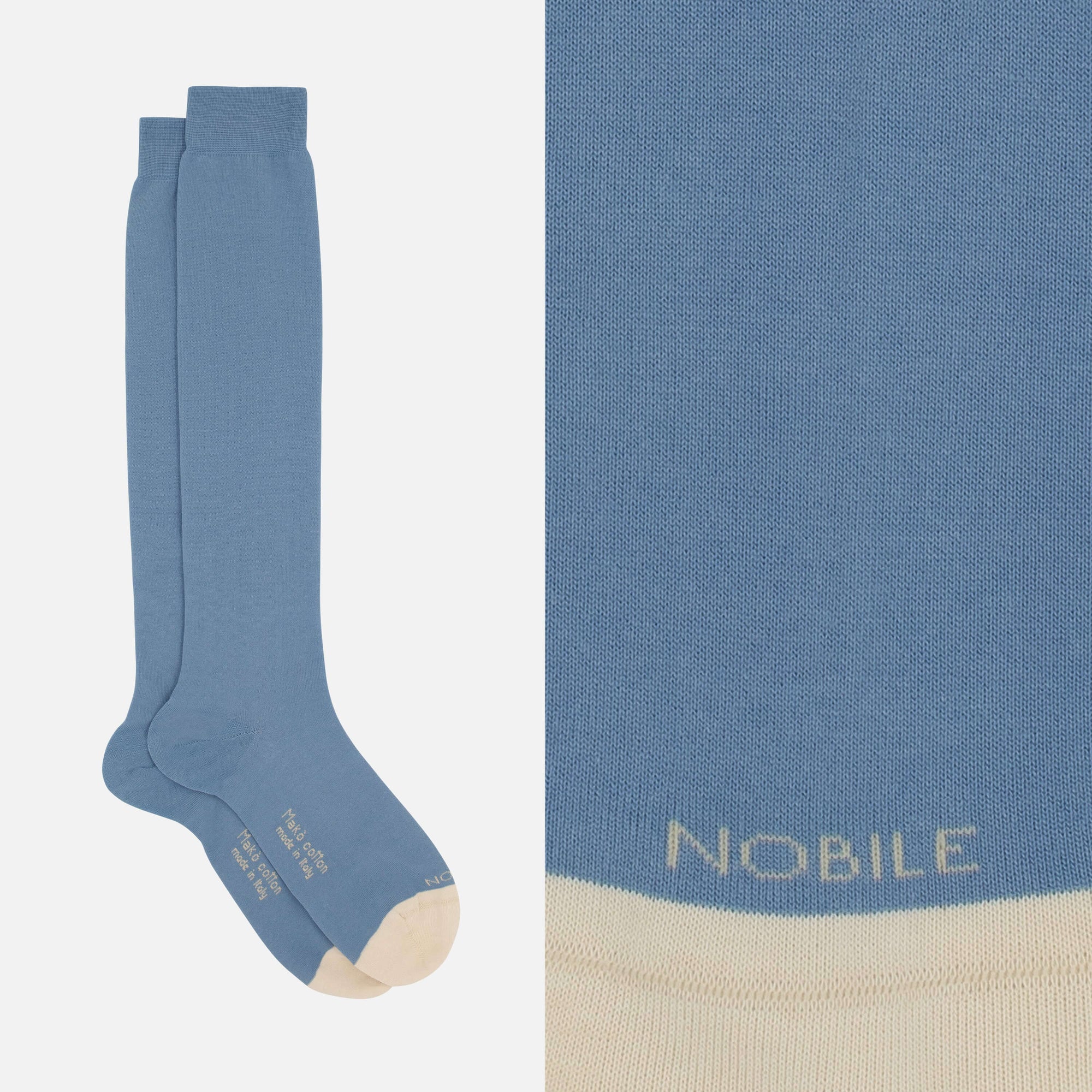 Colorful Days - Box of 6 Long Socks in Makò Cotton