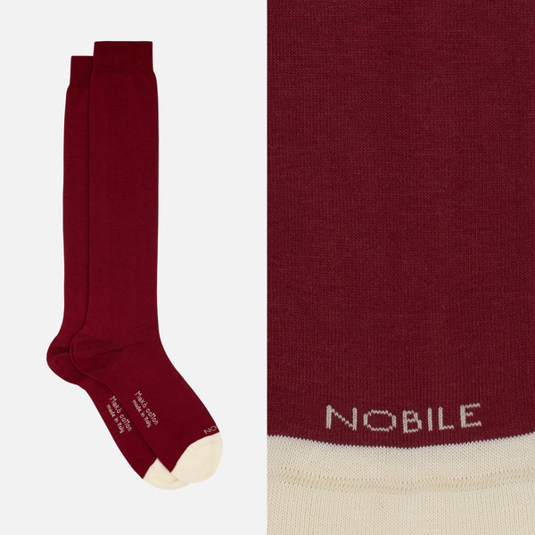 Smart Casual - Box of 6 Long Socks in Makò Cotton