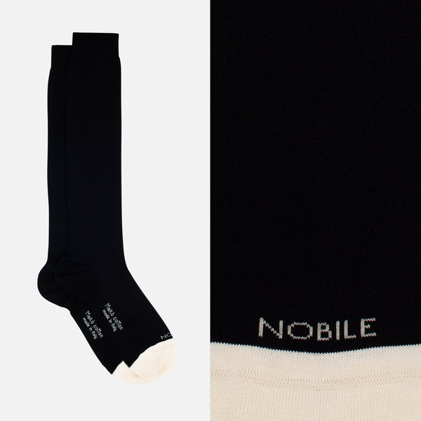 Smart Casual - Box of 6 Long Socks in Makò Cotton