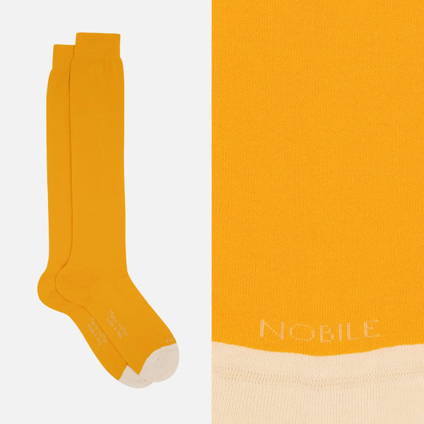 Jours Colorés - Boîte de 6 Chaussettes Longues en Coton Makò