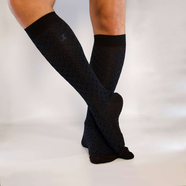 De’ Medici - Chaussettes longues en nid d'abeille