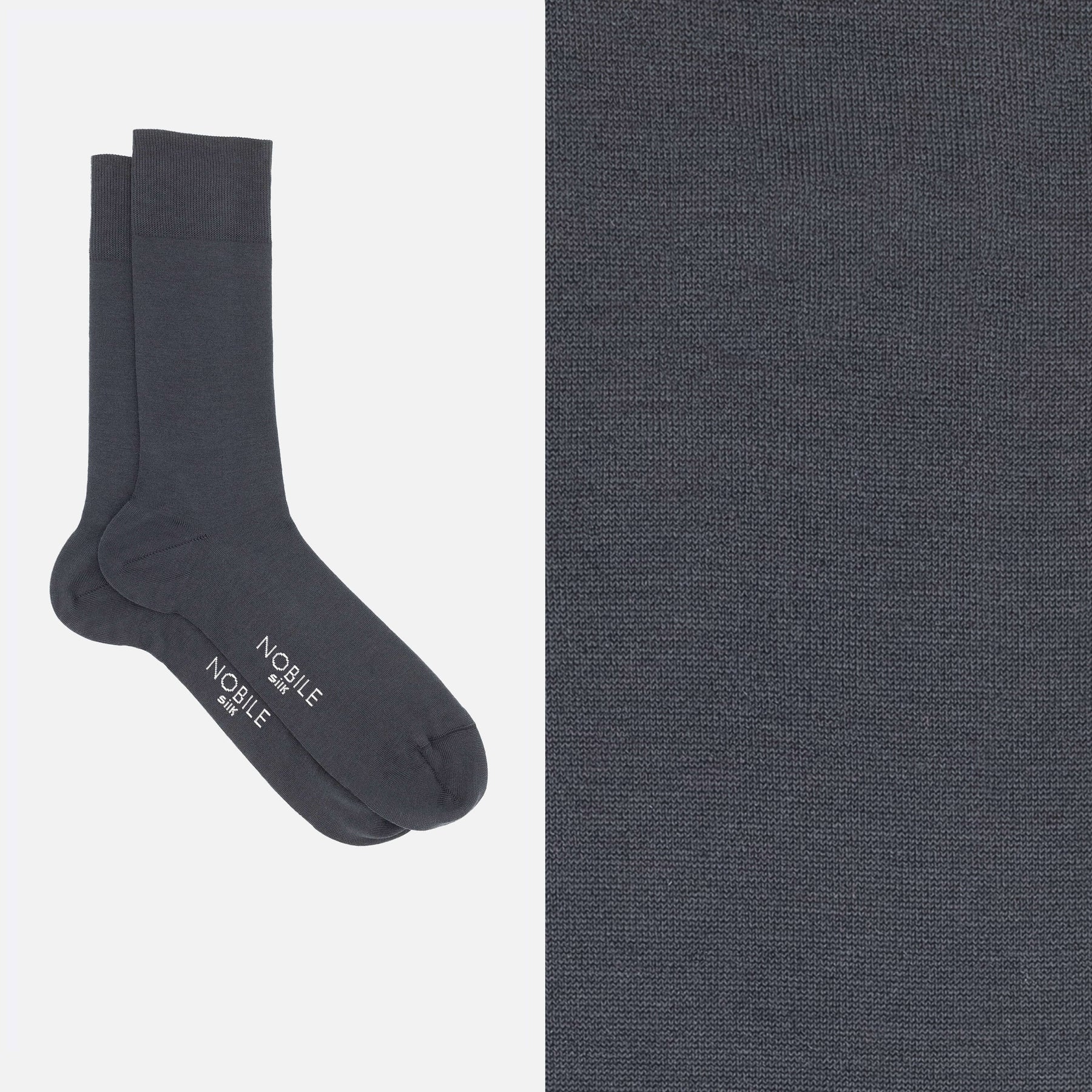 Noble Luxury Essential - Short Sock in Pure Mulberry Silk