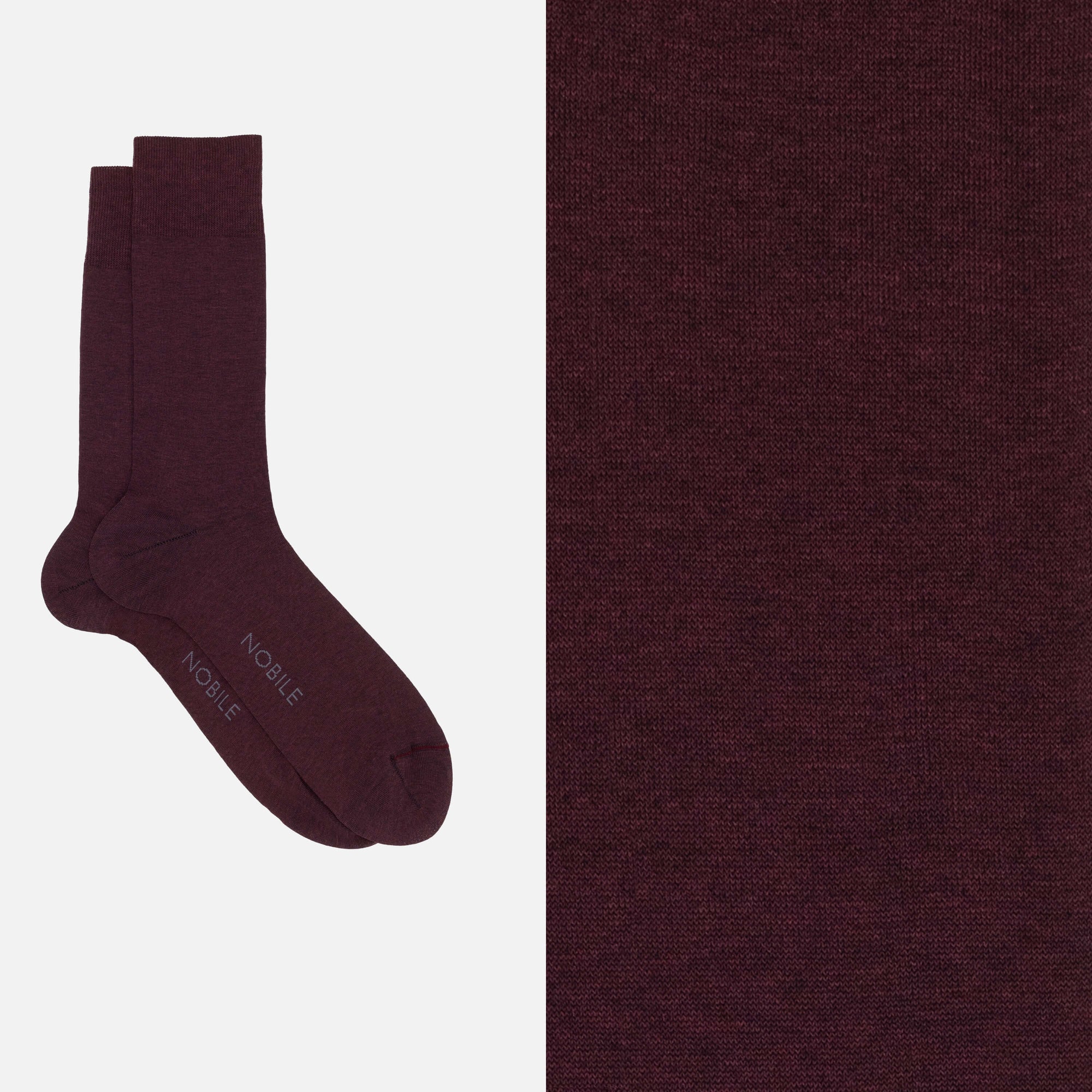 Noble Essential - Solid Color Short Socks Mèlange