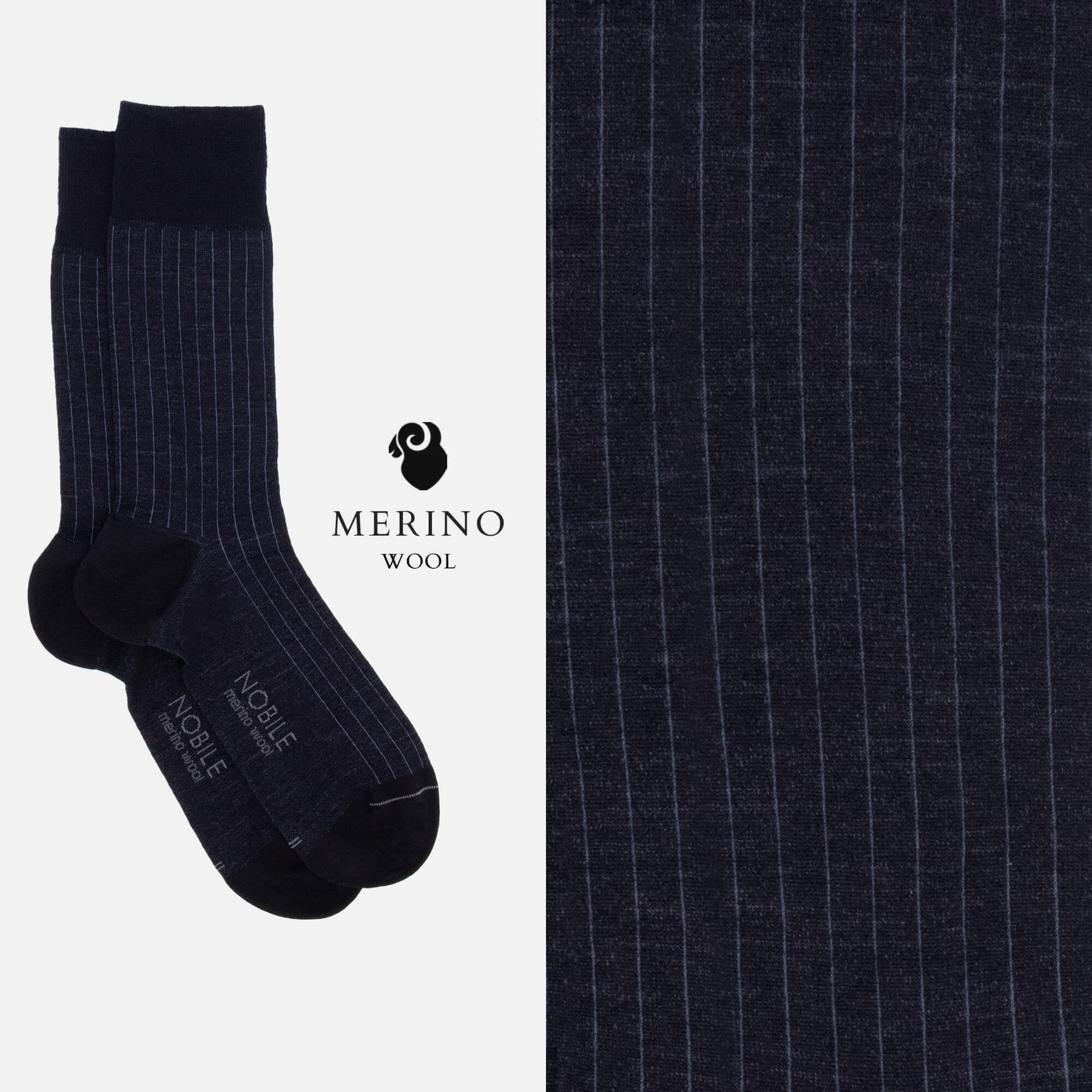 St. Moritz - Box of 6 Short Merino Wool Socks - Stripes & Dots