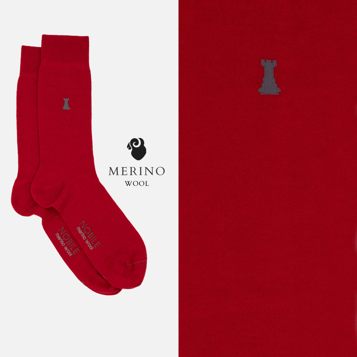 Box of 12 Pairs of Short Socks in Merino Wool - Mixed Patterns