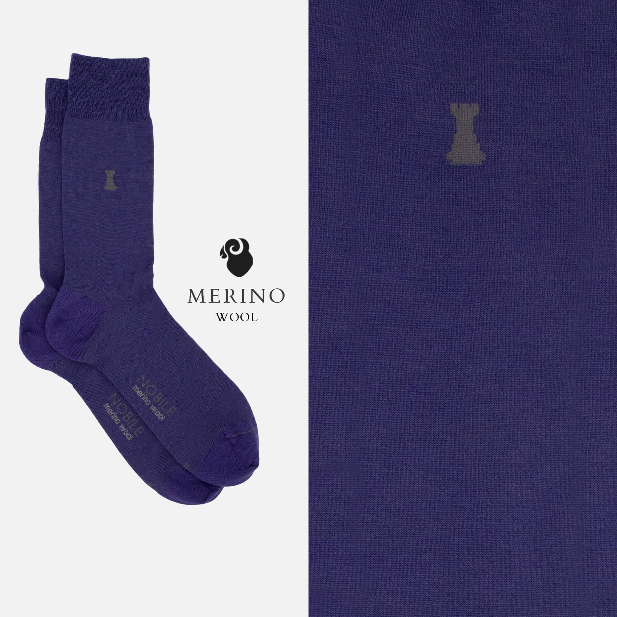 Box of 12 Pairs of Short Socks in Merino Wool - Mixed Patterns