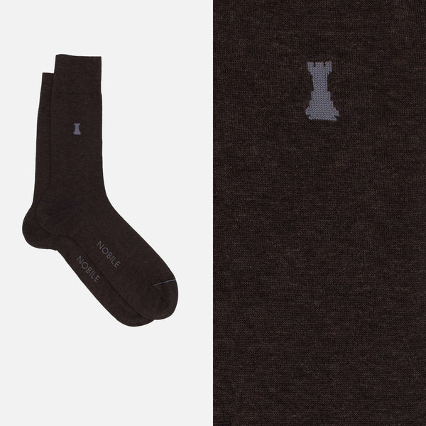 Caravaggio - Short Mélange Solid Socks