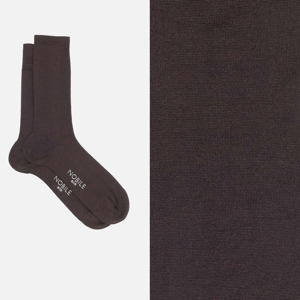 Noble Luxury Essential - Short Sock in Pure Mulberry Silk