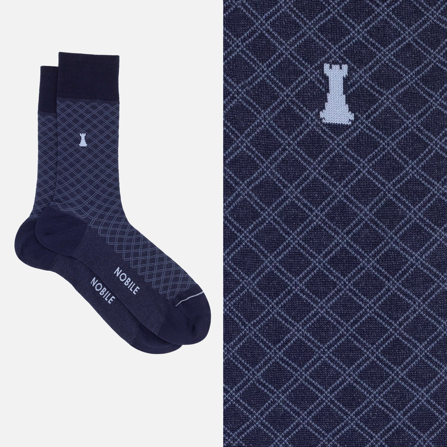Boîte Noble du Soir de 6 Chaussettes Courtes - Pois, Côtelé, Couleur Unie & Motif