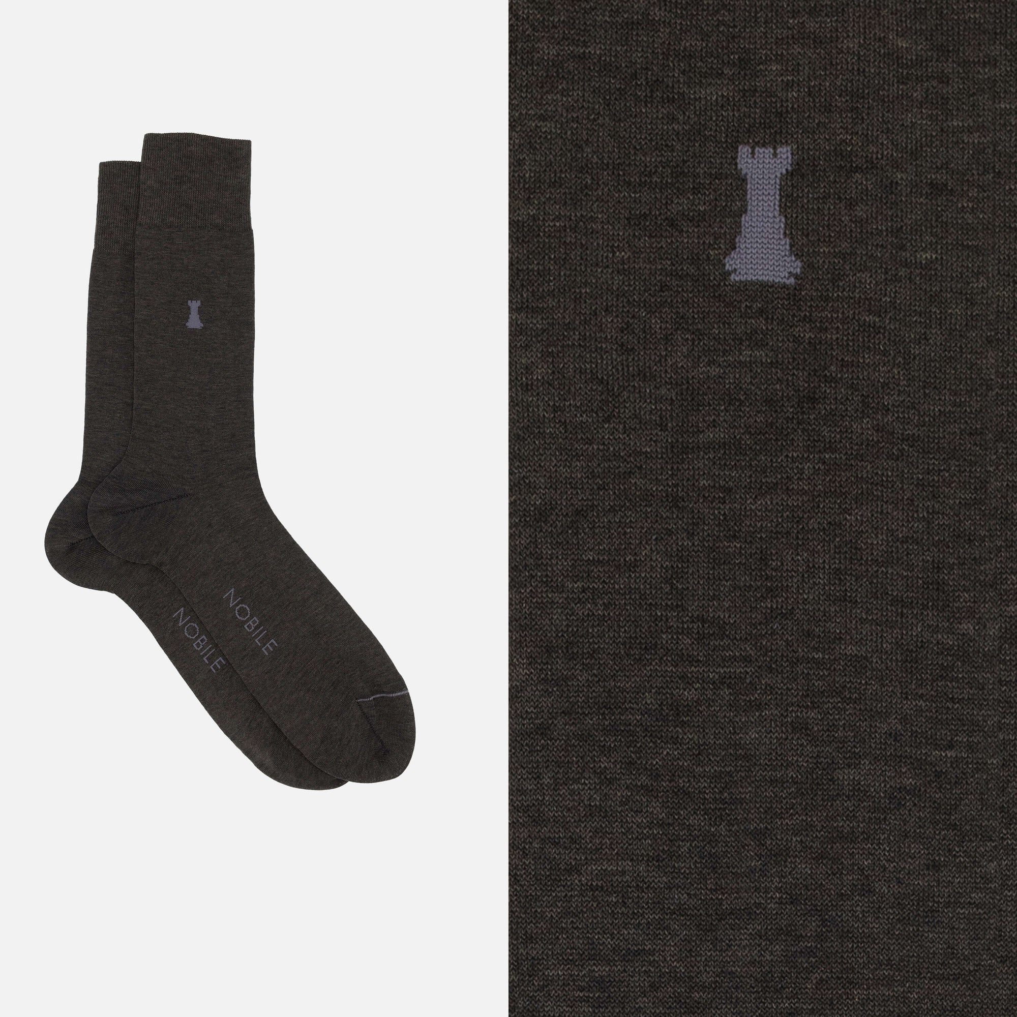 Caravaggio - Short Mélange Solid Socks