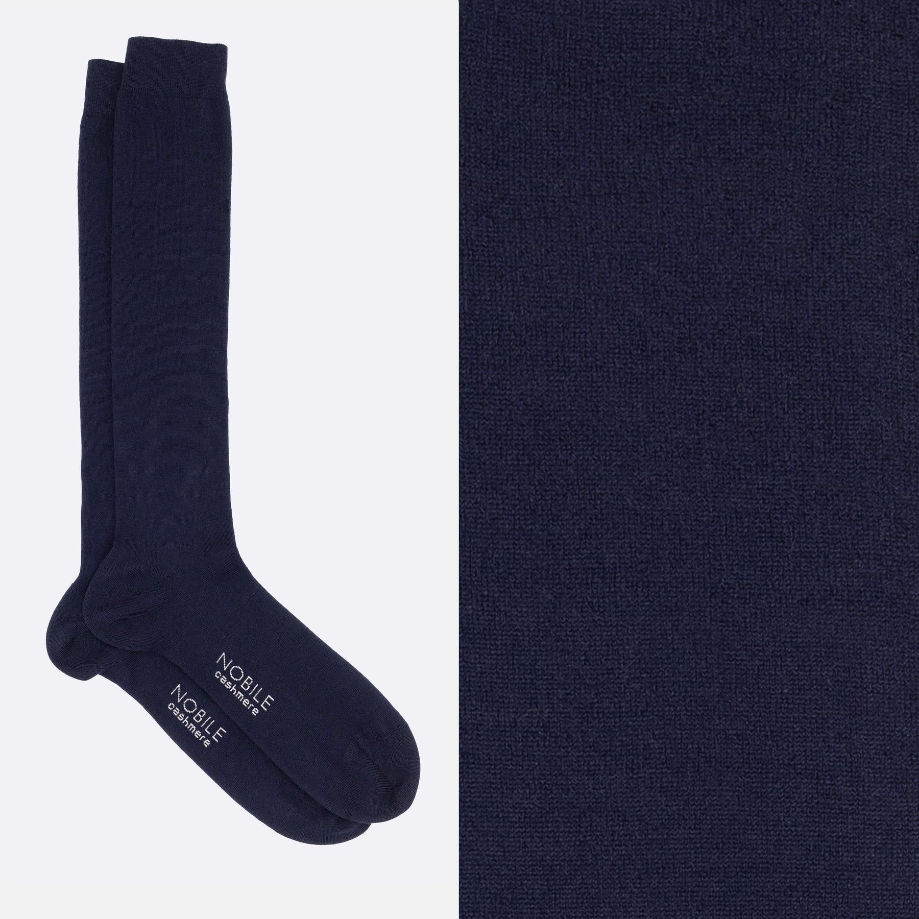 Box 12 paia calze lunghe in Cashmere di Capra Hircus - Colori Misti