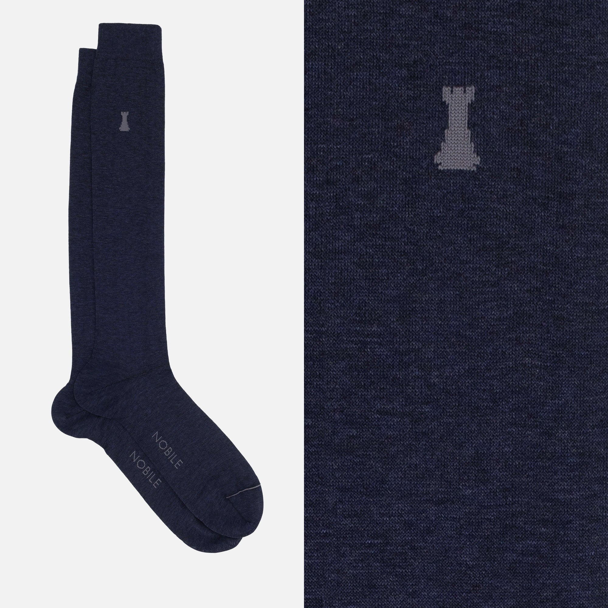 Caravaggio - Long Mélange Solid Socks