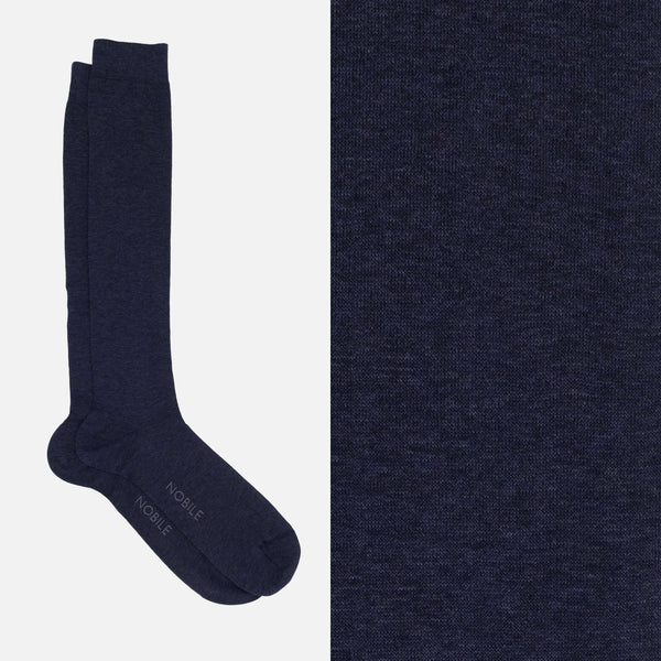 Noble Essential - Long Solid Color Stocking Mélange