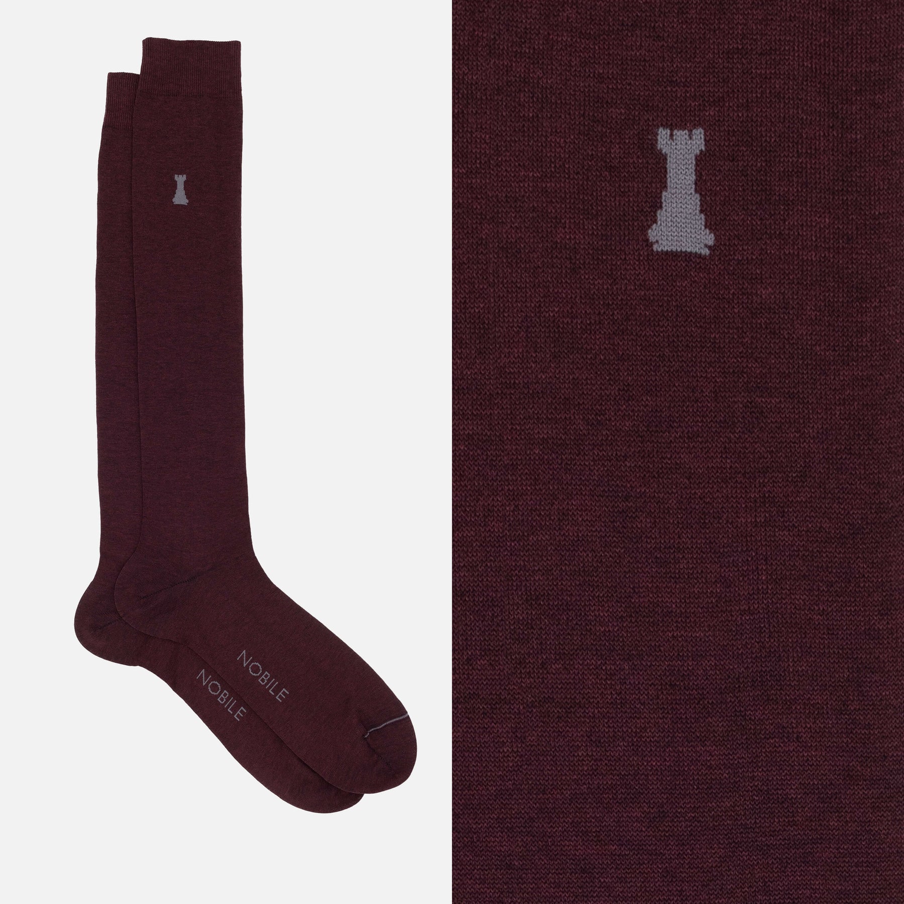 Caravaggio - Long Mélange Solid Socks