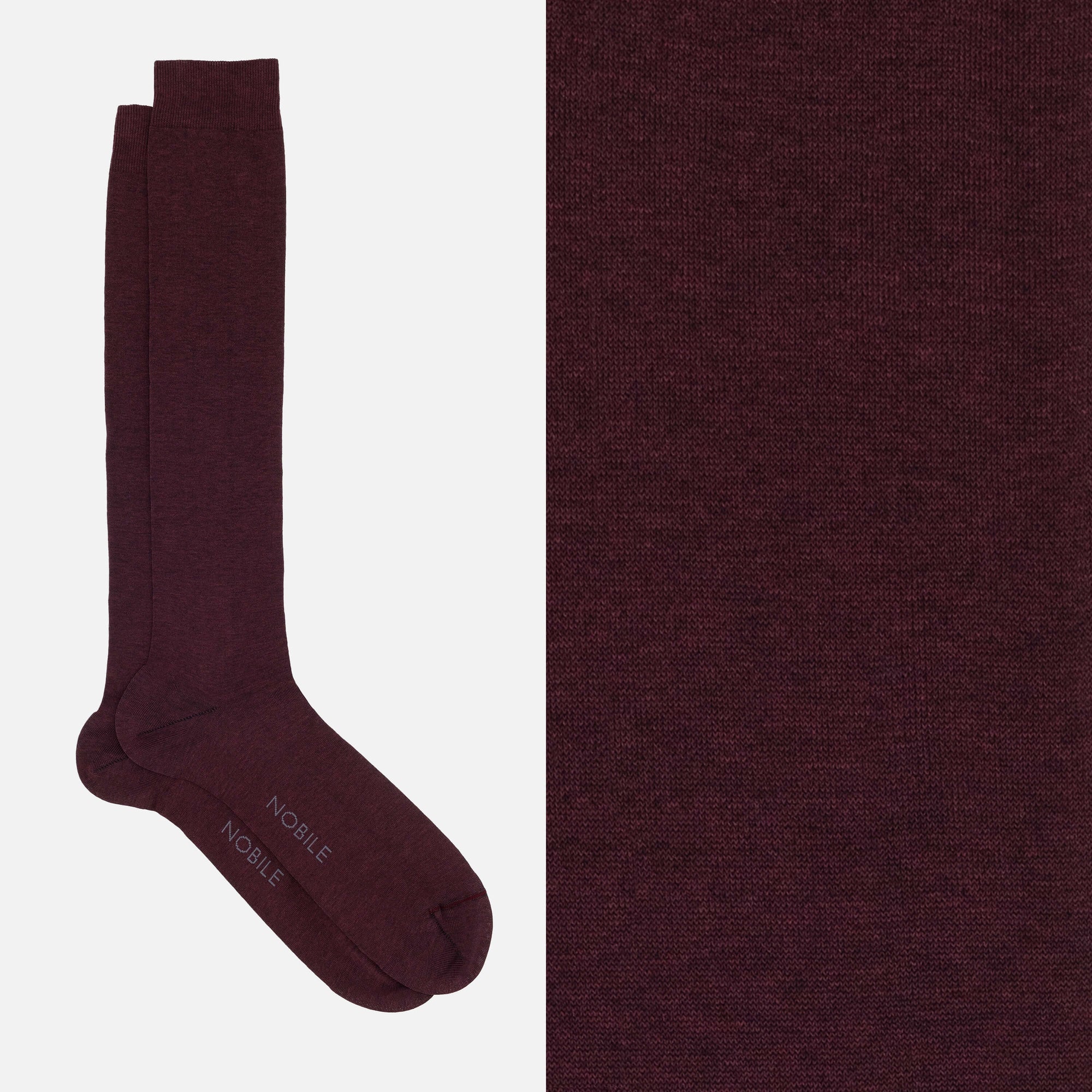 Noble Essential - Long Solid Color Stocking Mélange