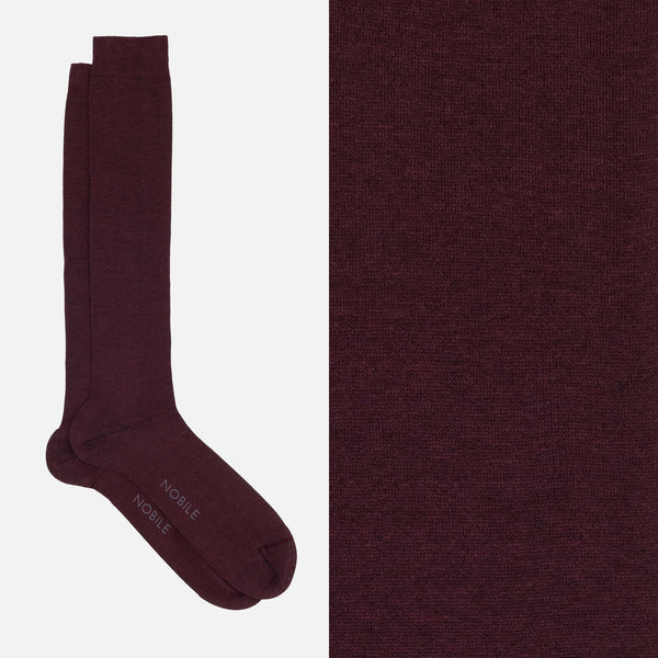 Noble Essential - Long Solid Color Stocking Mélange