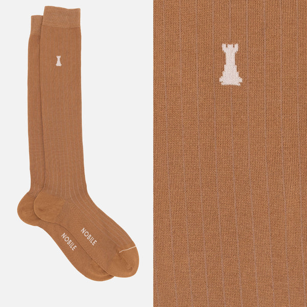 Julius Caesar - Long fine ribbed socks