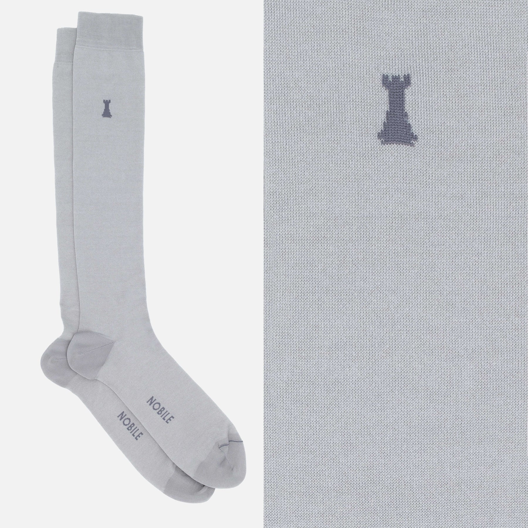 Federico II - Long Solid Color Socks
