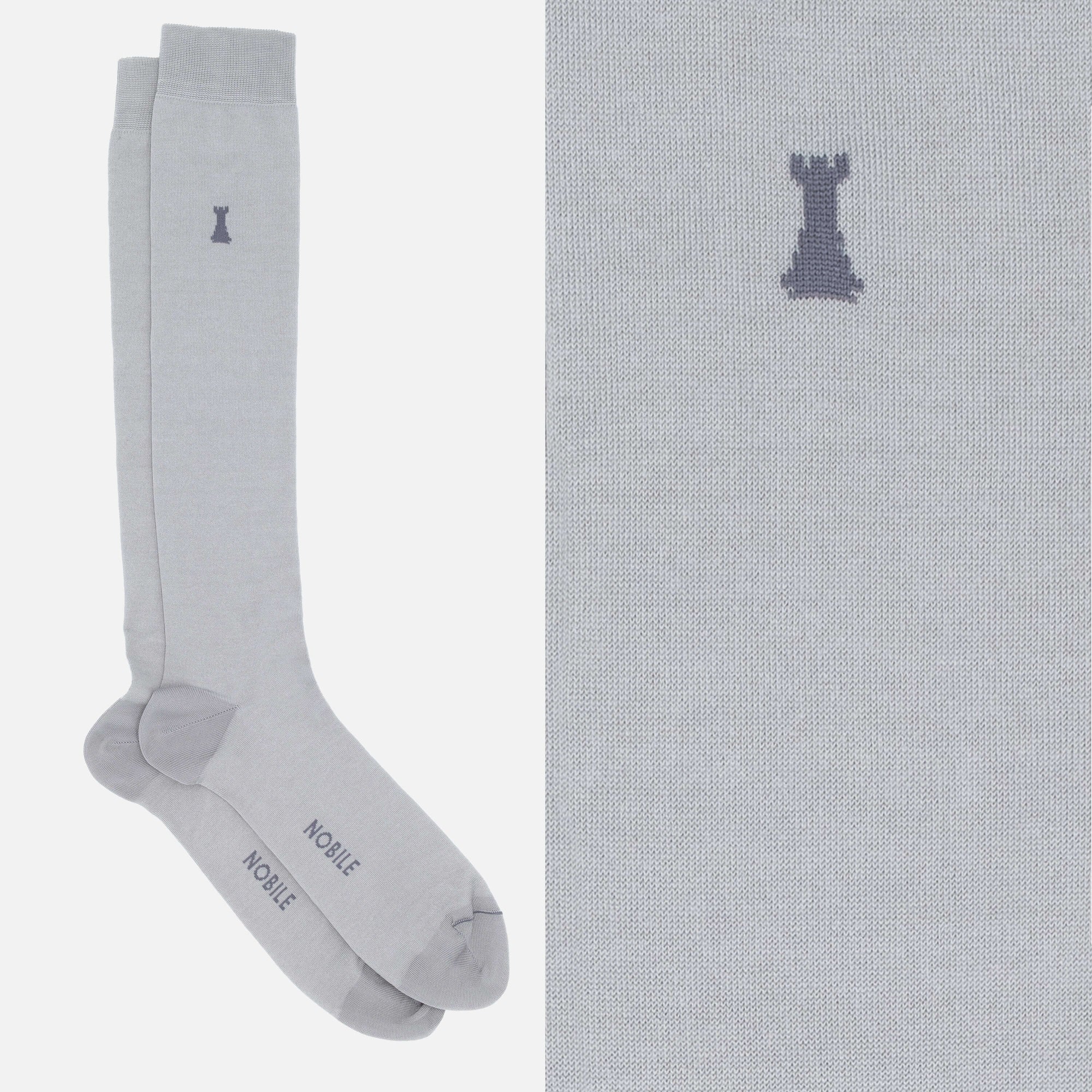 Federico II - Long Solid Color Socks