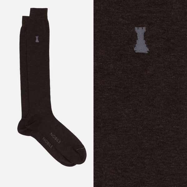 Caravaggio - Long Mélange Solid Socks