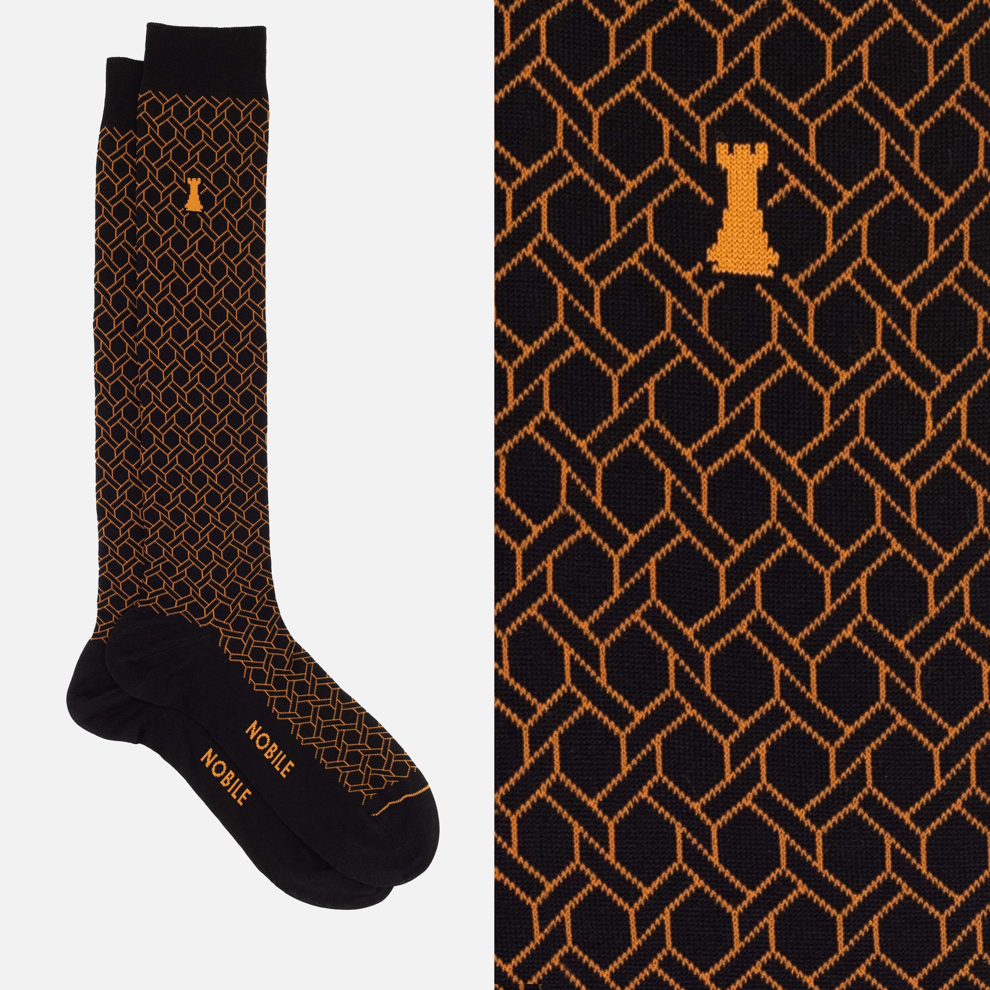 Box of 12 Pairs of Long Socks in Filoscozia® - Mixed Patterns