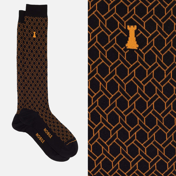 Box of 12 Pairs of Long Socks in Filoscozia® - Mixed Patterns