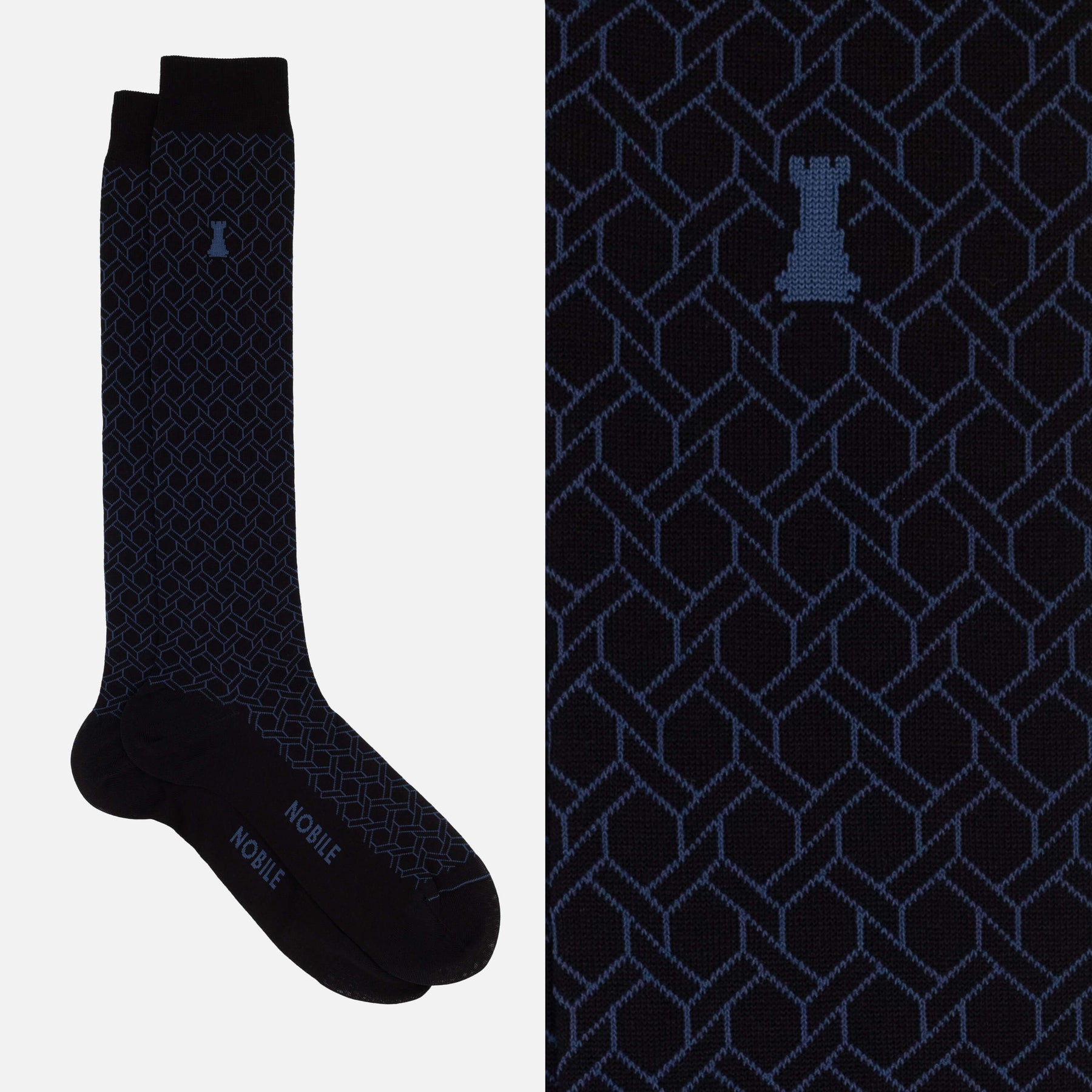 De’ Medici - Long Honeycomb Socks