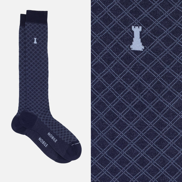Box of 12 Pairs of Long Socks in Filoscozia® - Mixed Patterns