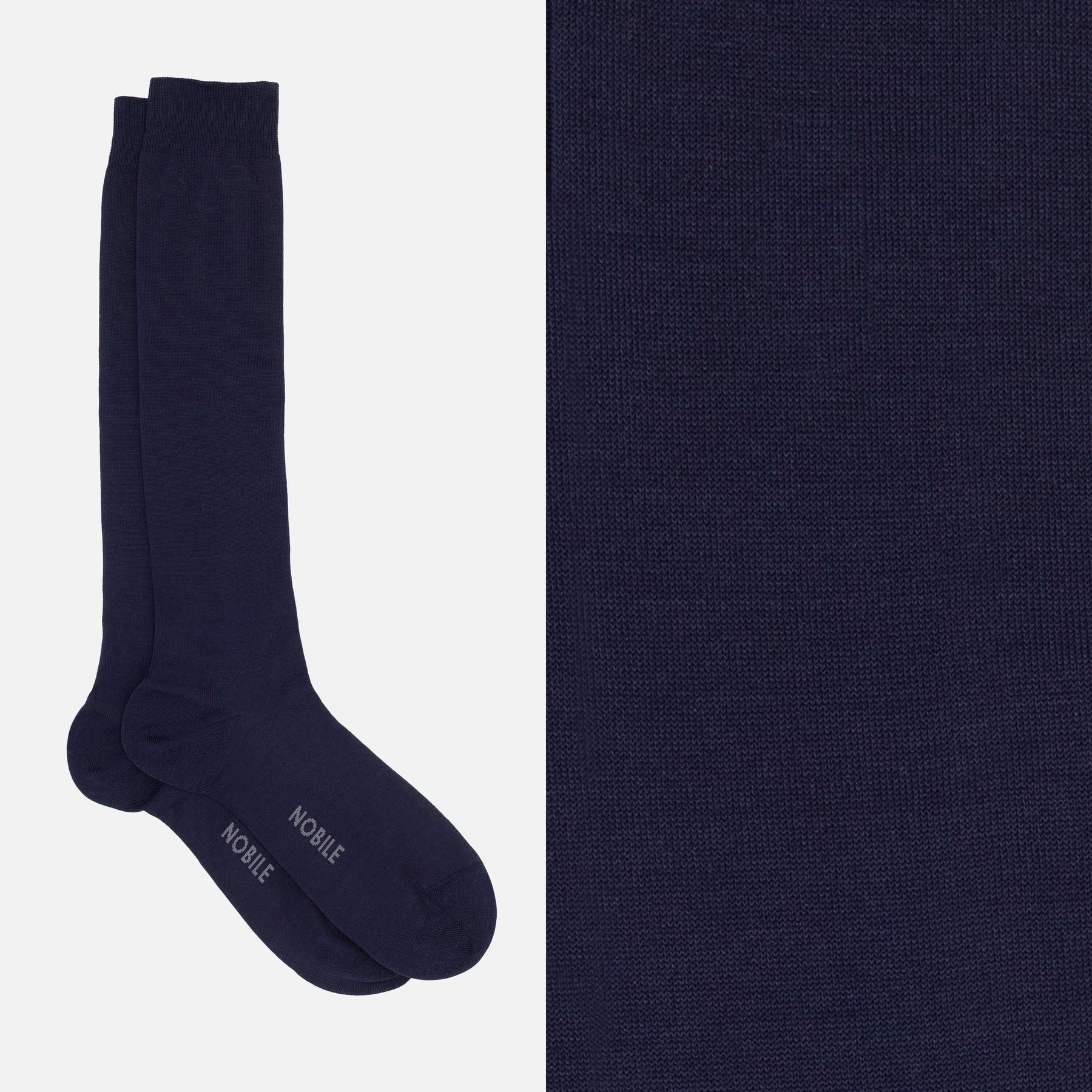 Noble Essentiel - Chaussettes Longues Unies