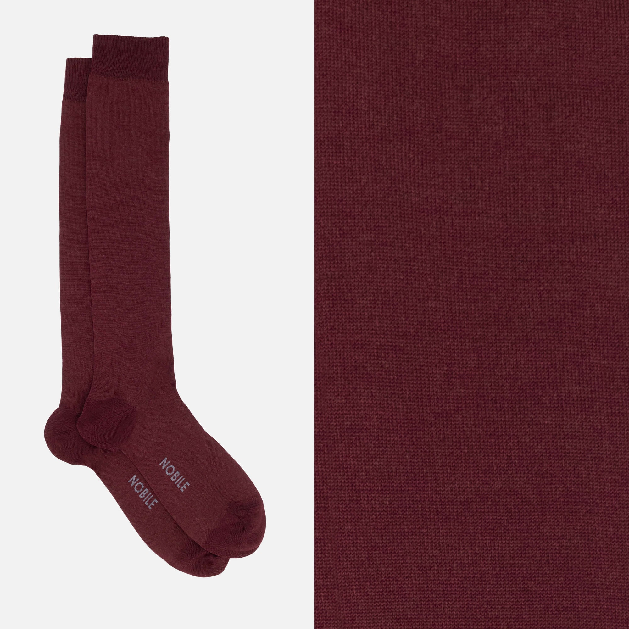Noble Essentiel - Chaussettes Longues Unies