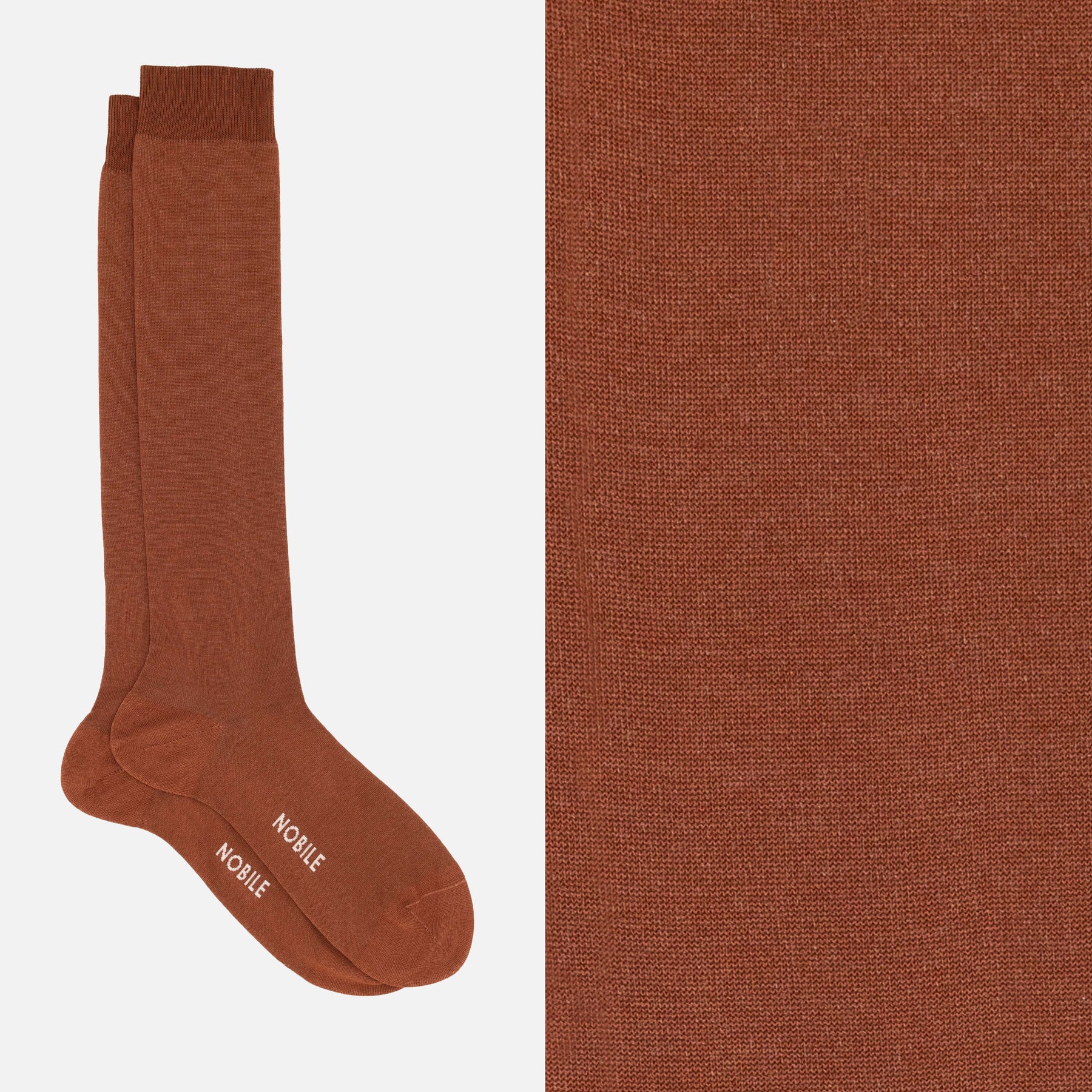 Noble Essentiel - Chaussettes Longues Unies