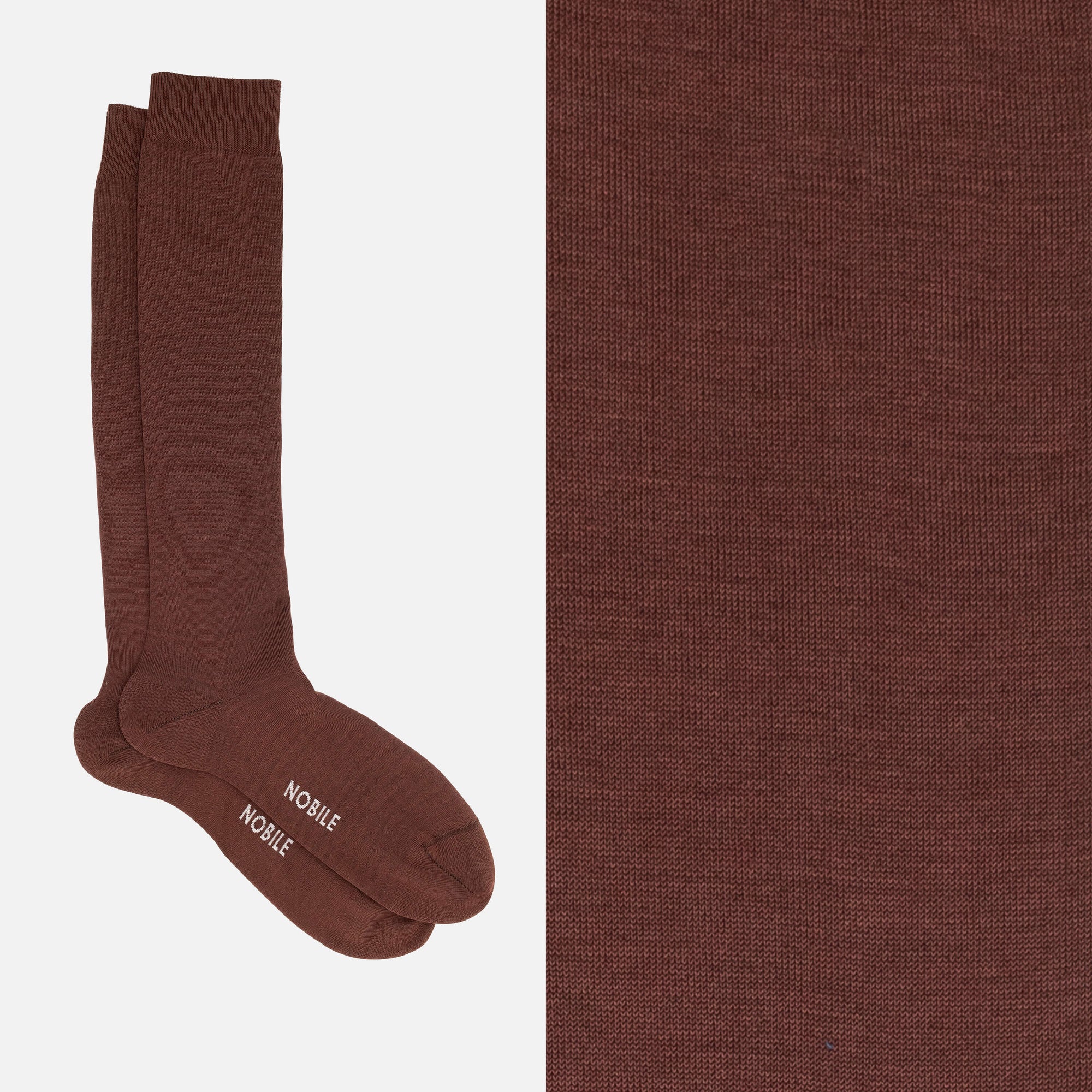 Noble Essentiel - Chaussettes Longues Unies