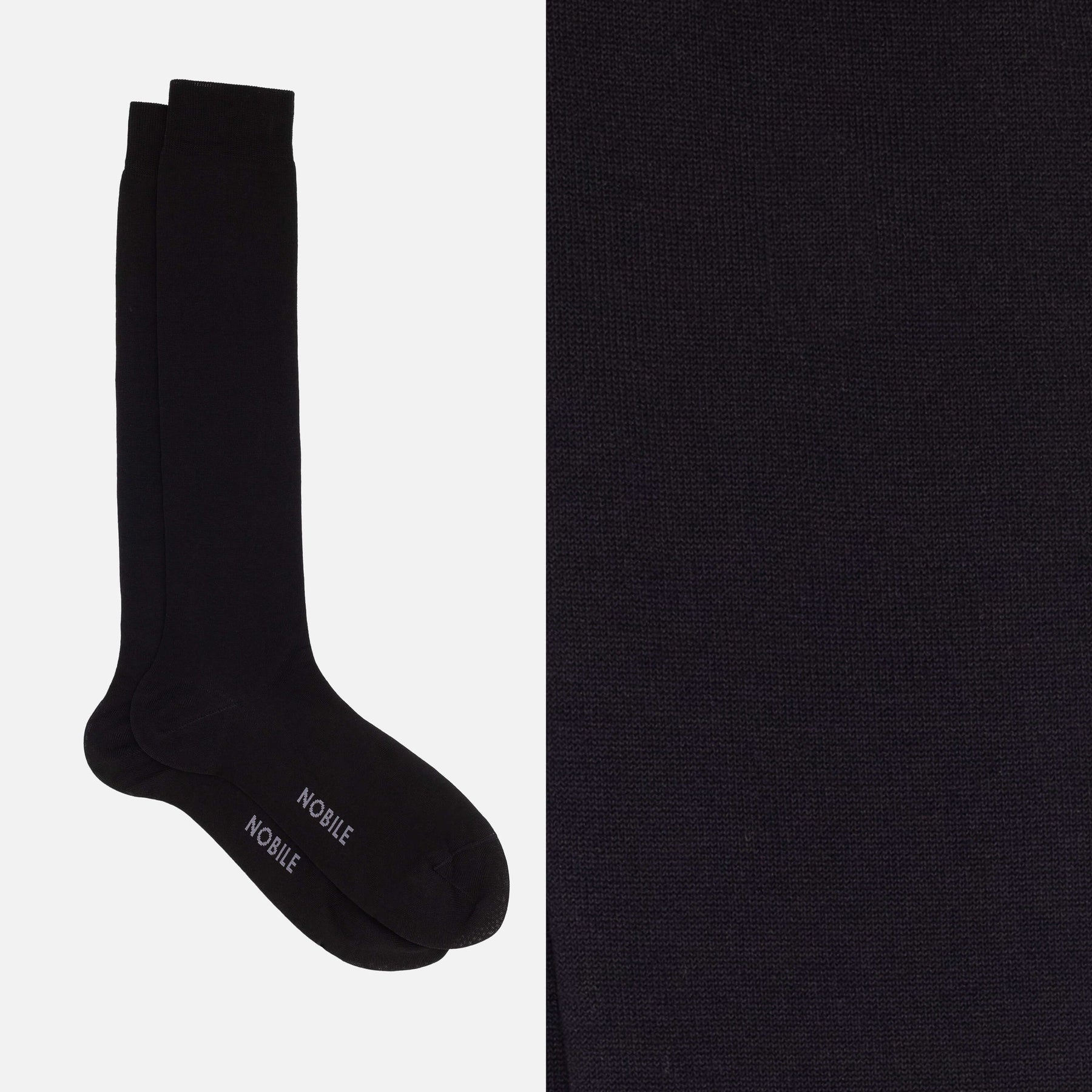 Noble Essentiel - Chaussettes Longues Unies