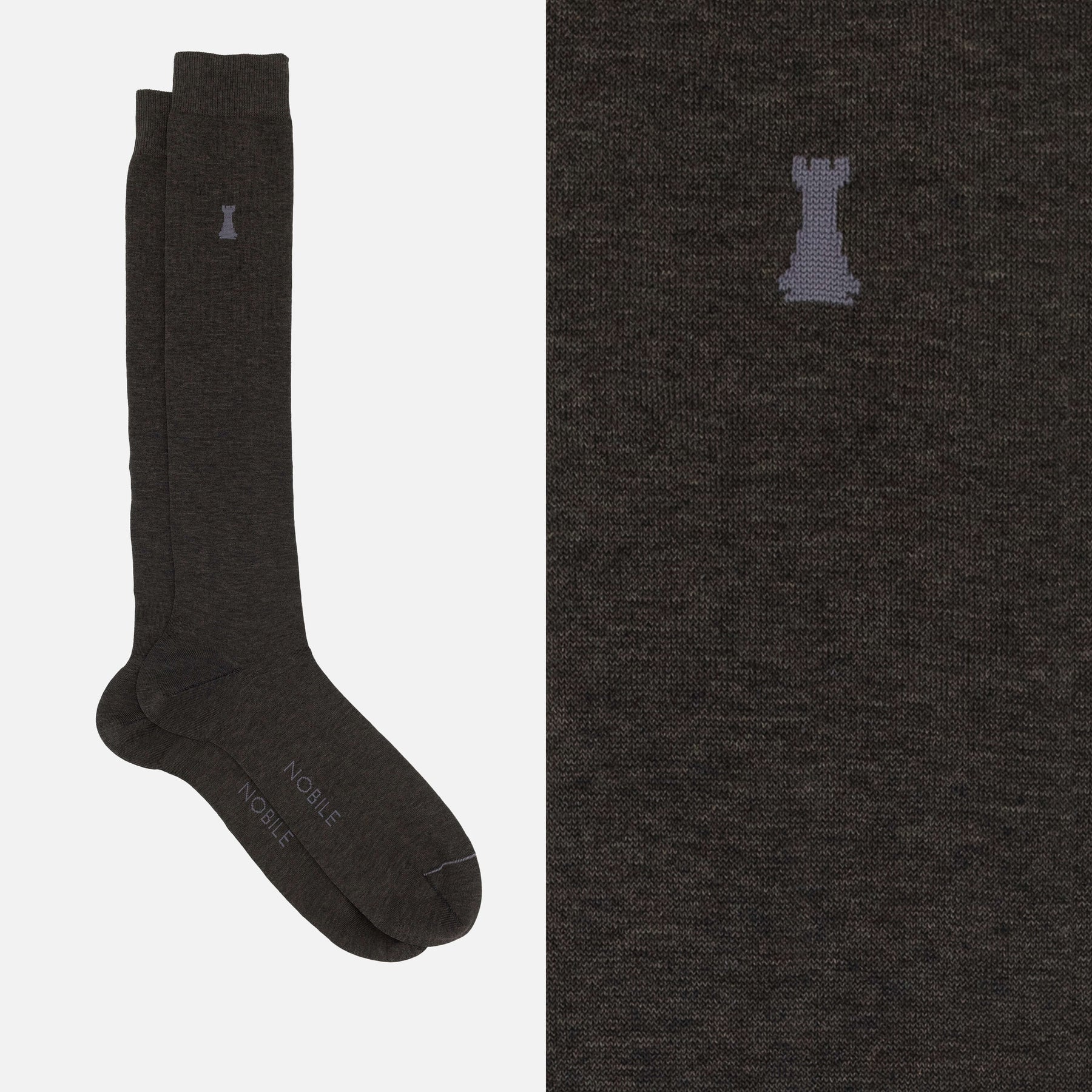 Caravaggio - Long Mélange Solid Socks