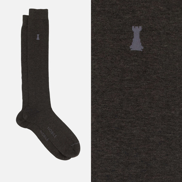 Caravaggio - Long Mélange Solid Socks