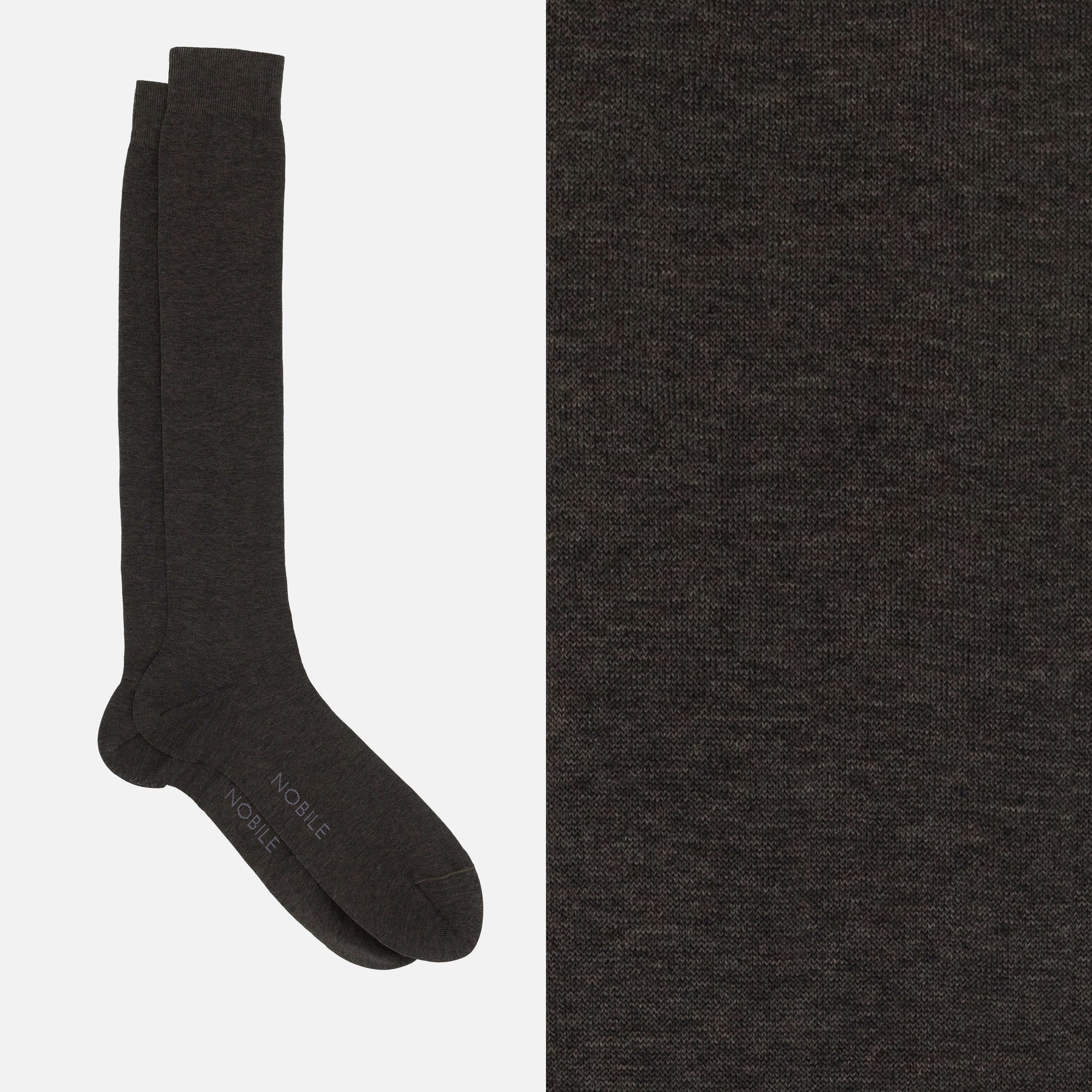Noble Essential - Long Solid Color Stocking Mélange