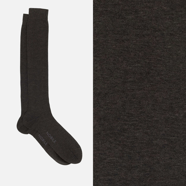 Noble Essential - Long Solid Color Stocking Mélange
