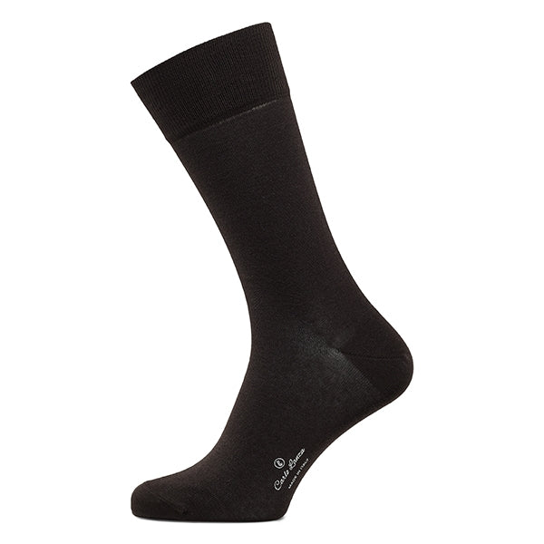 Cotton Men's Socks Classico | Dark brown