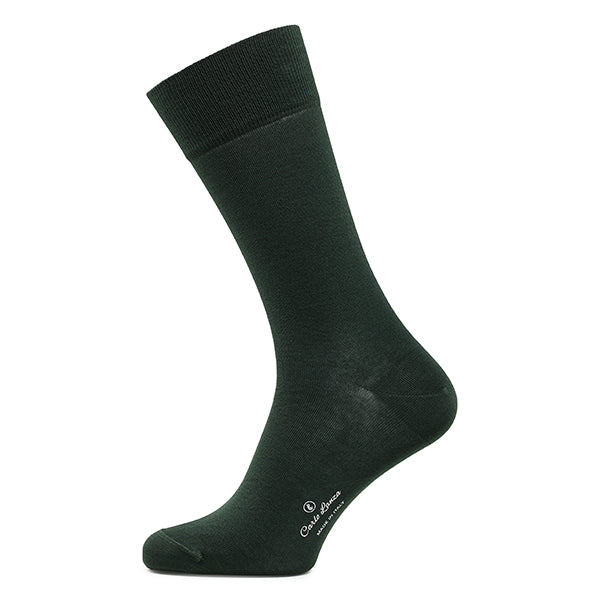 Cotton Men's Socks Classico | Bottlegreen