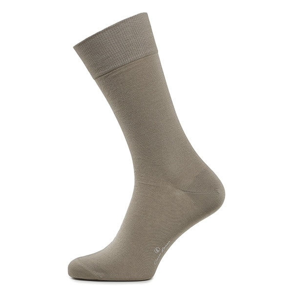 Katoenen herensokken Classico | Taupe