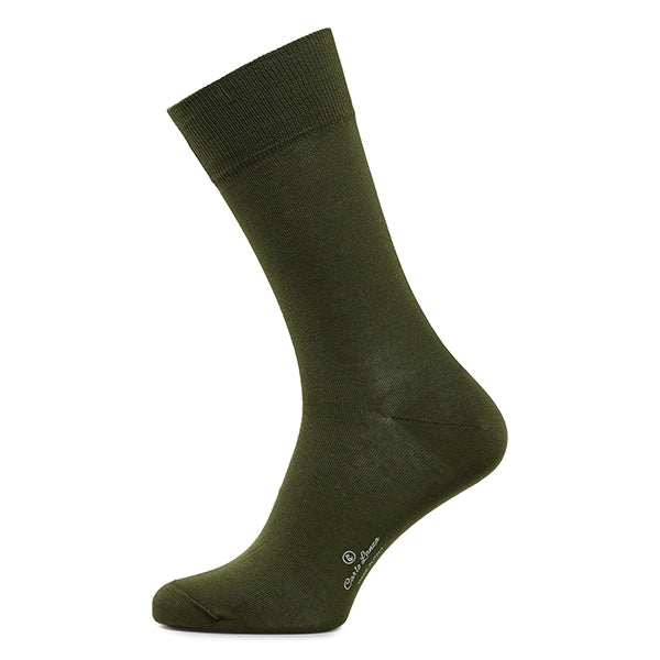 Chaussettes en coton pour hommes – Bosco | Olive
