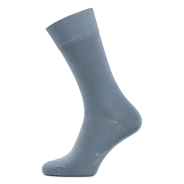 Cotton Men's Socks Classico | Blue Grey