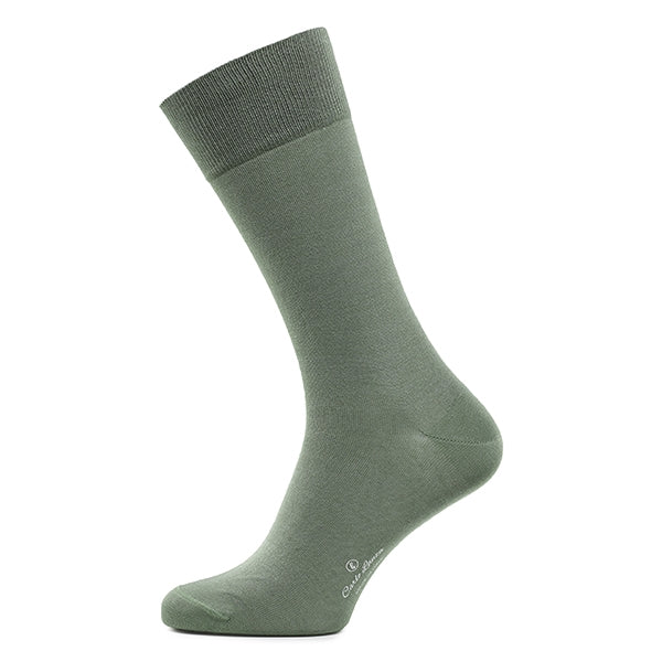 Calze da uomo in cotone – Classico | Verde Grigio