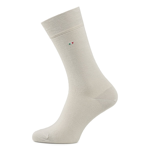 Cotton Men's Socks 2-Pack Basic | Sand & Navy Stripe