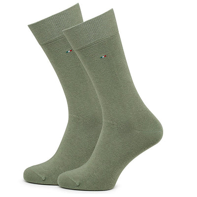 Katoenen herensokken 2-pack – Basic | Green/Grey