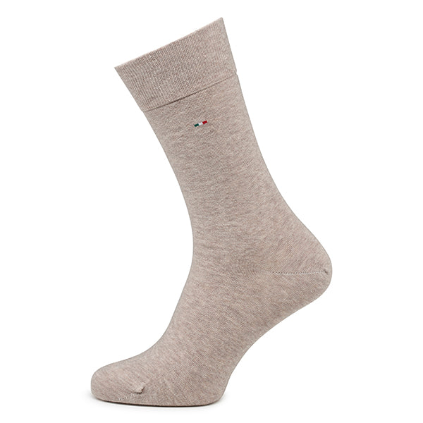 Katoenen herensokken 2-pack – Basic | Kaki Melange