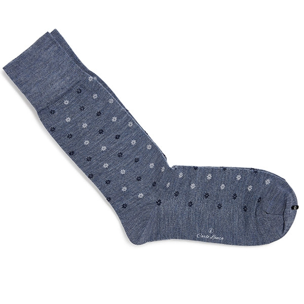 Merino Wool Men's Socks – Intrecci | Gray Blue
