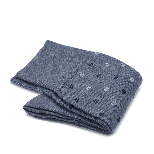 Merino Wool Men's Socks – Intrecci | Gray Blue