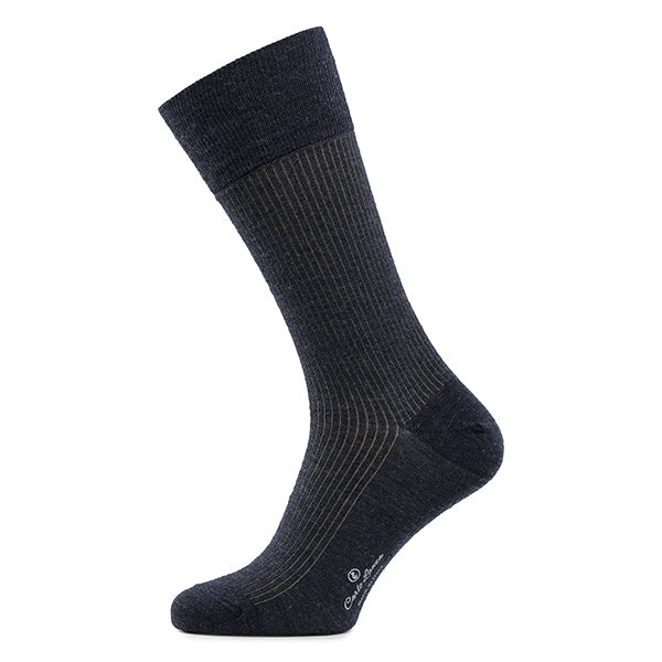 Calcetines de lana merino para hombres – Shadow | Denim